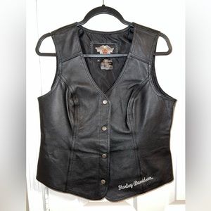 Women’s Harley Davidson Leather Vest